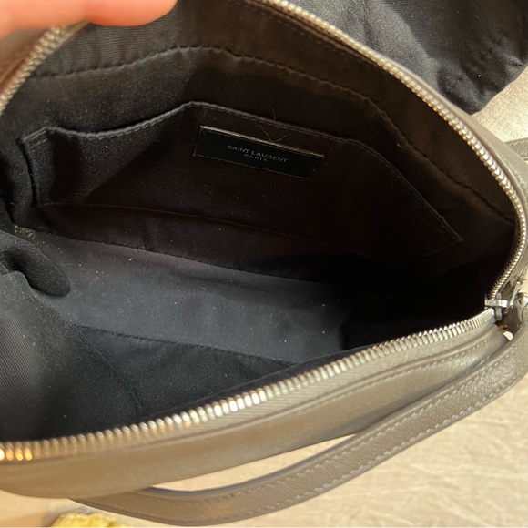 Saint Laurent Lou Crossbody Camera Bag Grey - Picture 7 of 15